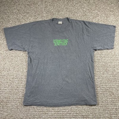 Vintage Alore ''Extremely Toxic Do Not Touch'' Spider Shirt Single Stitch XXL Y2K