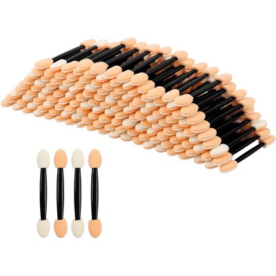 150PCS Double-Sided Eyeshadow Applicators for Makeup, Disposable Sponge Brushes