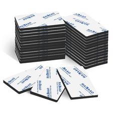 60 Pcs Double Sided Adhesive Pads Heavy Duty Mounting Tape - 3Mm Foam Thickness