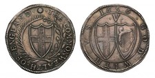 Commonwealth 1656/4 Crown, thin date
