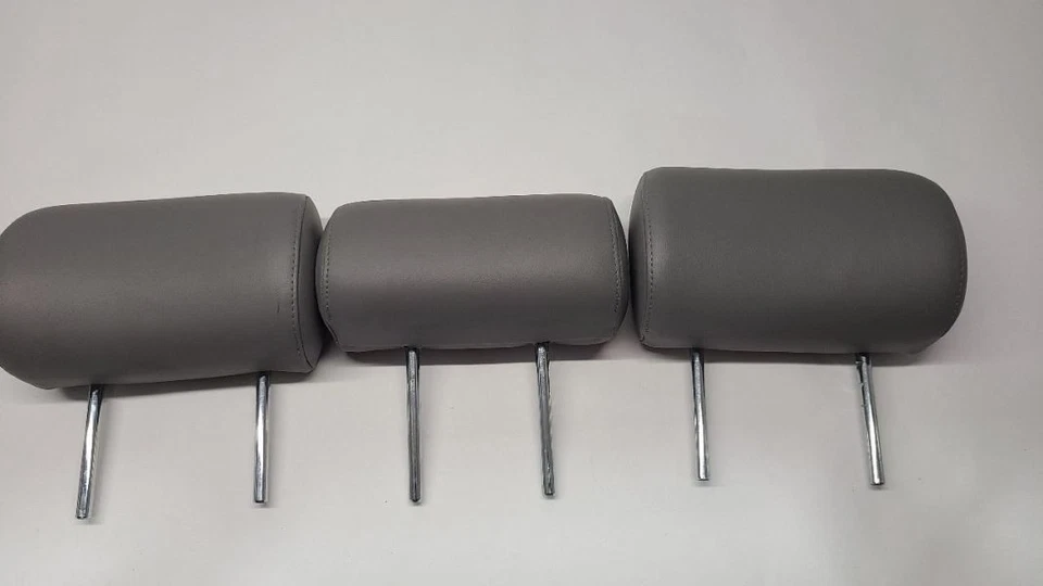 2005-2010 TOYOTA AVALON RH LH ЗАДНИЙ ПОДГОЛОВНИК КОМПЛЕКТ СЕРЫЙ КОЖАНЫЙ - Изображение 3 из 4