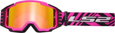 LS2 Charger Pro Motocross Brille, weiß