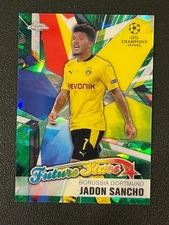 Jadon Sanco 2020-21 Topps Chrome Sapphire Future Stars Green /75