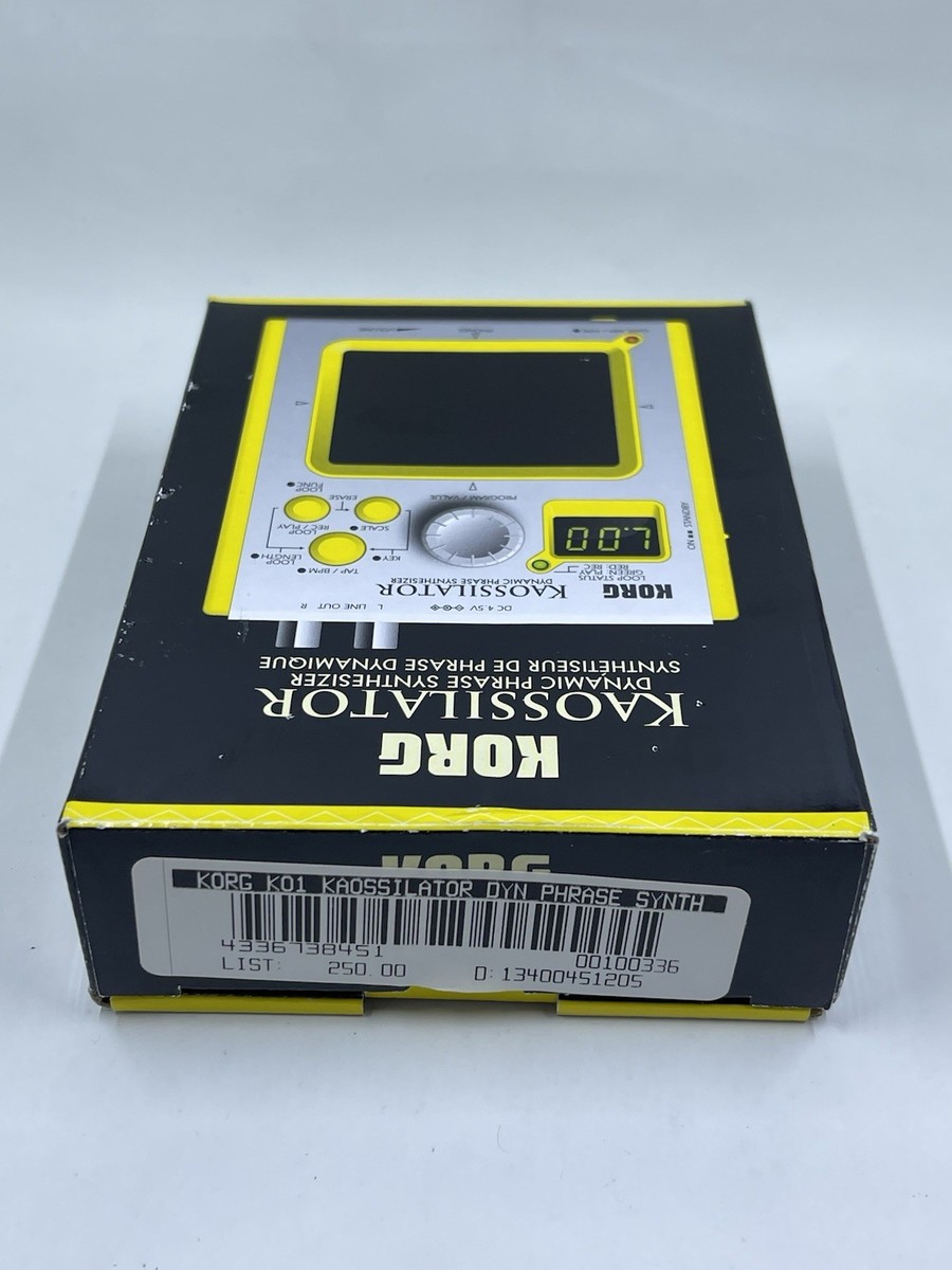 Korg KO-1 Kaossilator Dynamic Phrase Synthesizer-Complete – New