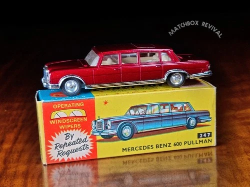 Vintage Corgi Toys 247 Mercedes Benz 600 Pullman & Original Box, Model Car