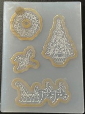 Anna Griffin HAPPY HOLIDAYS Cut Embossing Folder Christmas