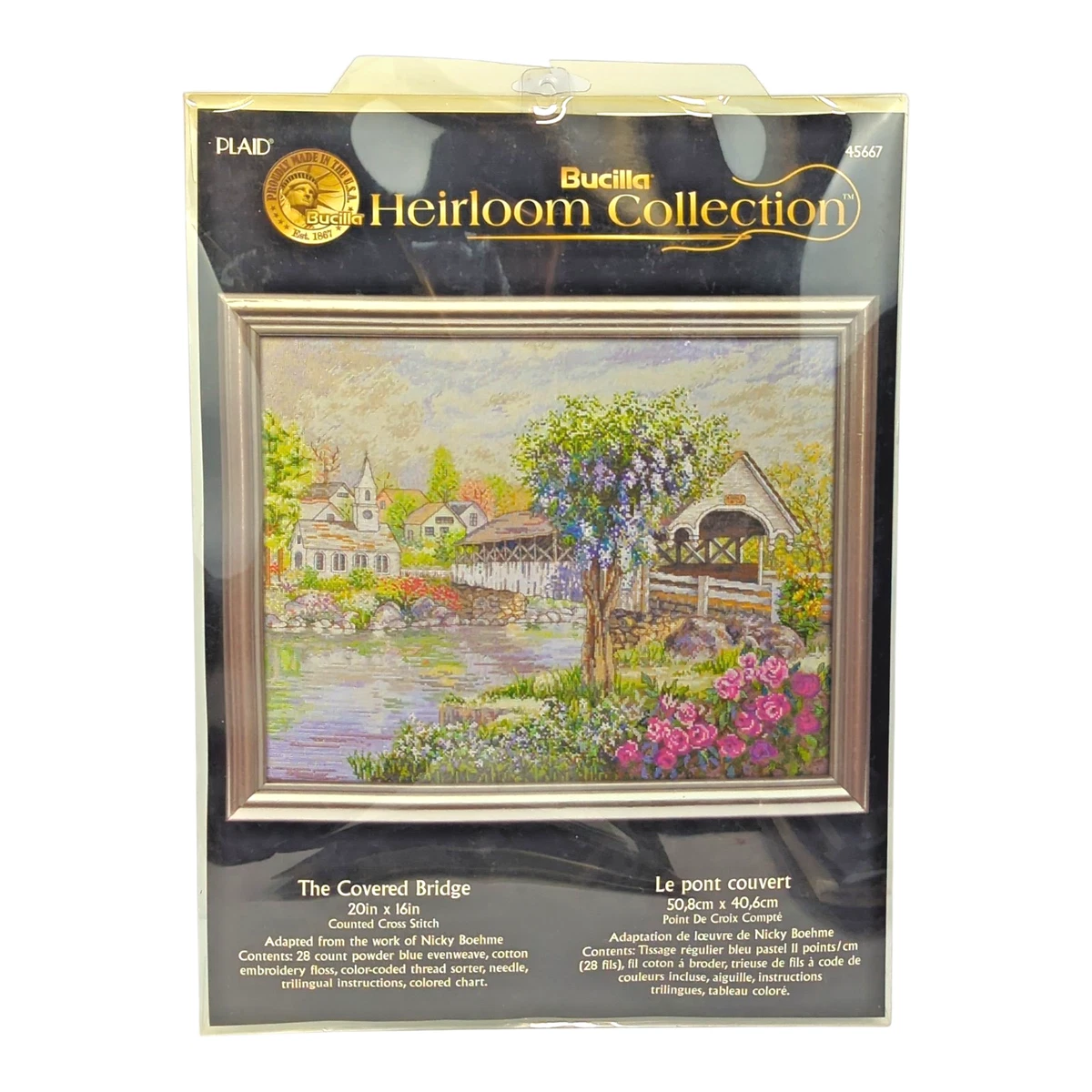 Bucilla Heirloom Collection de Dana Kit pour Point de Croix Compté