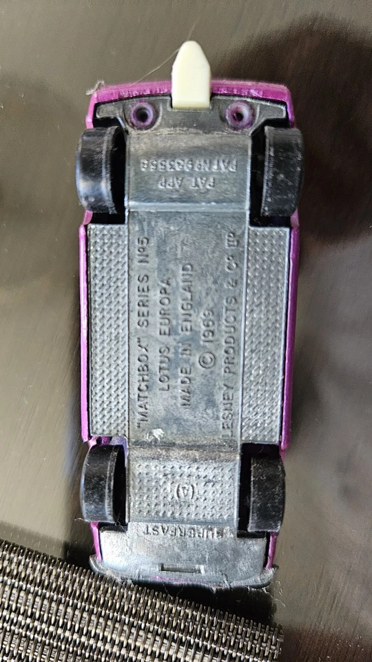 Matchbox Superfast Lotus Europa Rosa 1969 Vintage Original Car Series #5 Foto 3 de 4