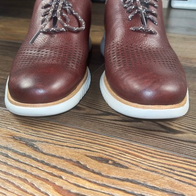 Cole Haan Zerogrand Wingtip Oxford Shoes Men\'s 9M British Red Leather C34072 Cole Haan Men main image 4