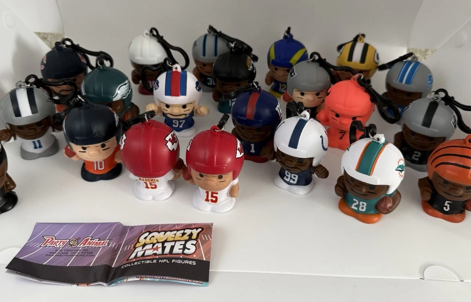 NFL Squeezmates 2026 - Nueva Serie - Figuras Individuales con Mosquetón Foto 3 de 4