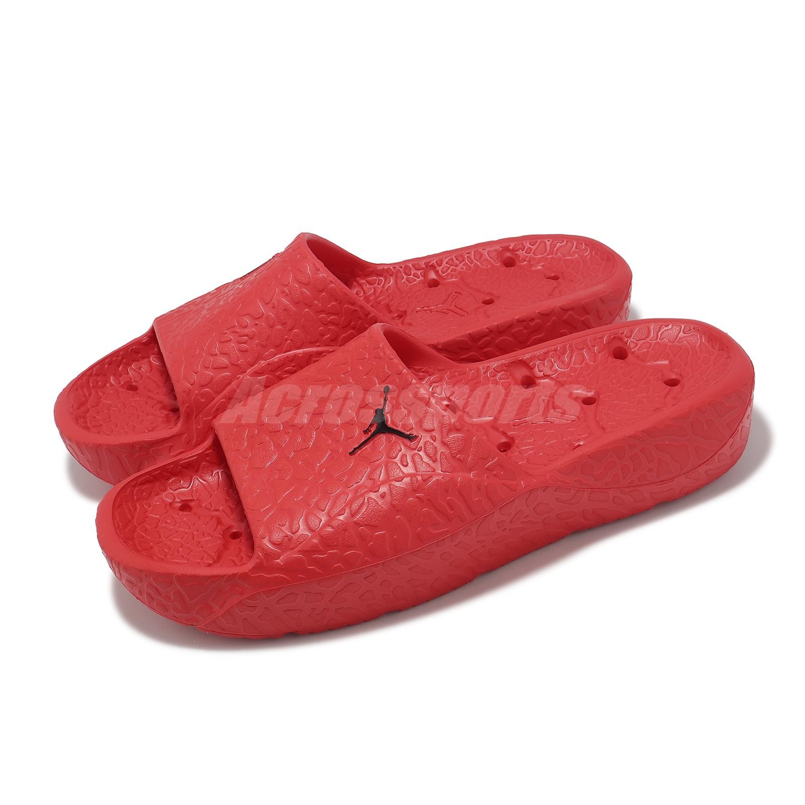 Nike Jordan Franchise Slide SH Fire Red Black Men Sandals HQ2163-600