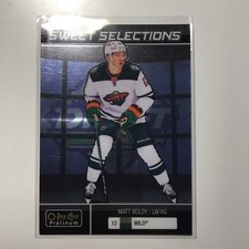 2022-23 UD OPC Platinum Sweet Selections Matt Boldy