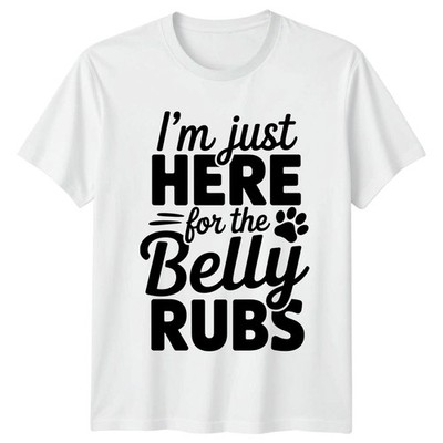 Im Just Here For The T-Shirt Hundetraining Haustiere Geschenk für Sie und Ihn