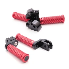 1 inch Riser Rider Passenger Footrests M-Grip For MT-03 MT03 16-19 20 21 22 23