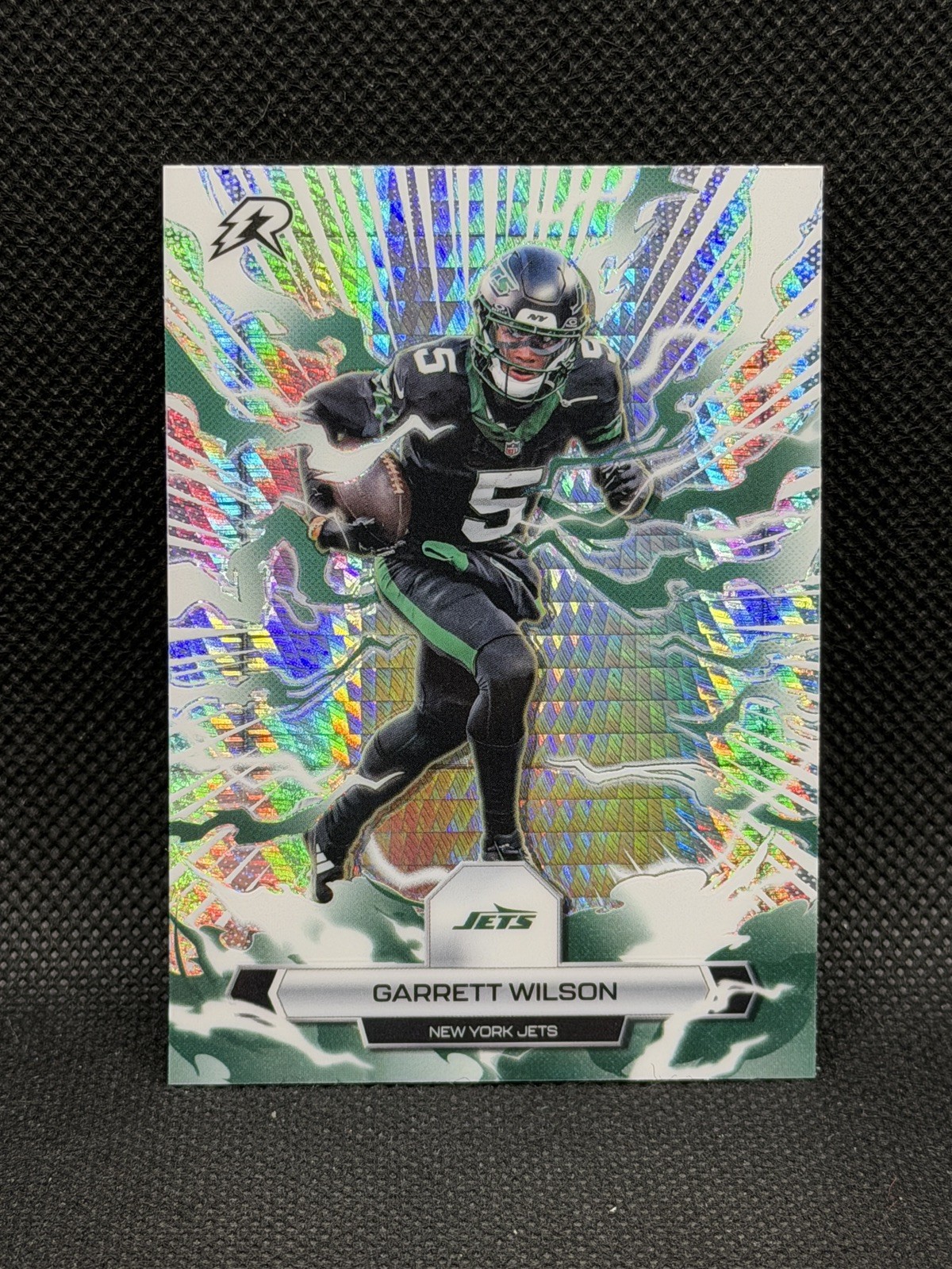 Garrett Wilson 2025 Topps Resurgence Prism Refractor #77 New York Jets
