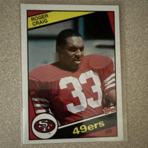 Roger Craig #353 1984 Topps card