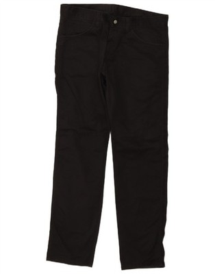 Carhartt Herren Straight Freizeit Hose W36 L34 Schwarz Baumwolle AB19