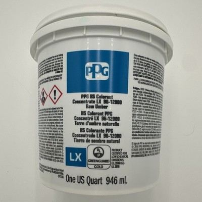 PPG HS Paint Colorant Concentrate Lx 96-12000 Raw Umber