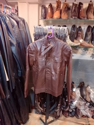 Men's Leather Jacket S M L XL