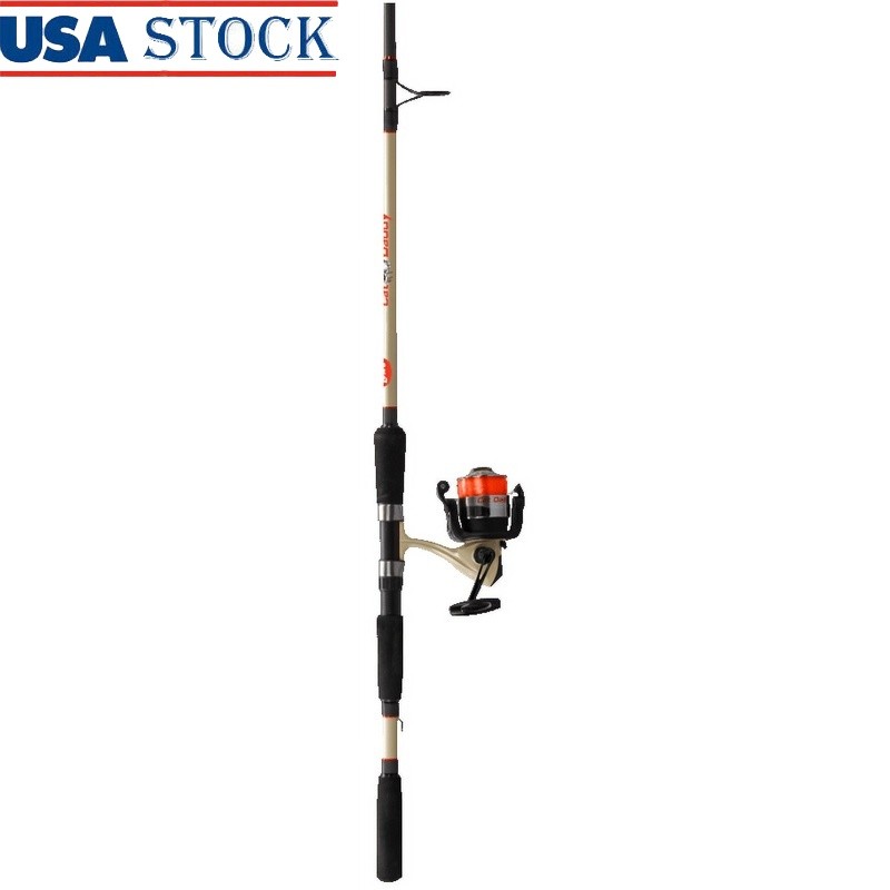 7' Cat Daddy Medium Heavy Spinning Fishing Combo Catfish Rod