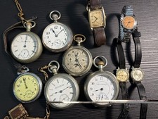 Antique Watch and Pocket Watch Lot Please Make Offer 