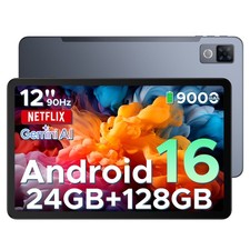 DOOGEE U12 Android 16 Tablet 24GB+128GB 9000mAh 18W 12inch Tablet Widevine L1 AI