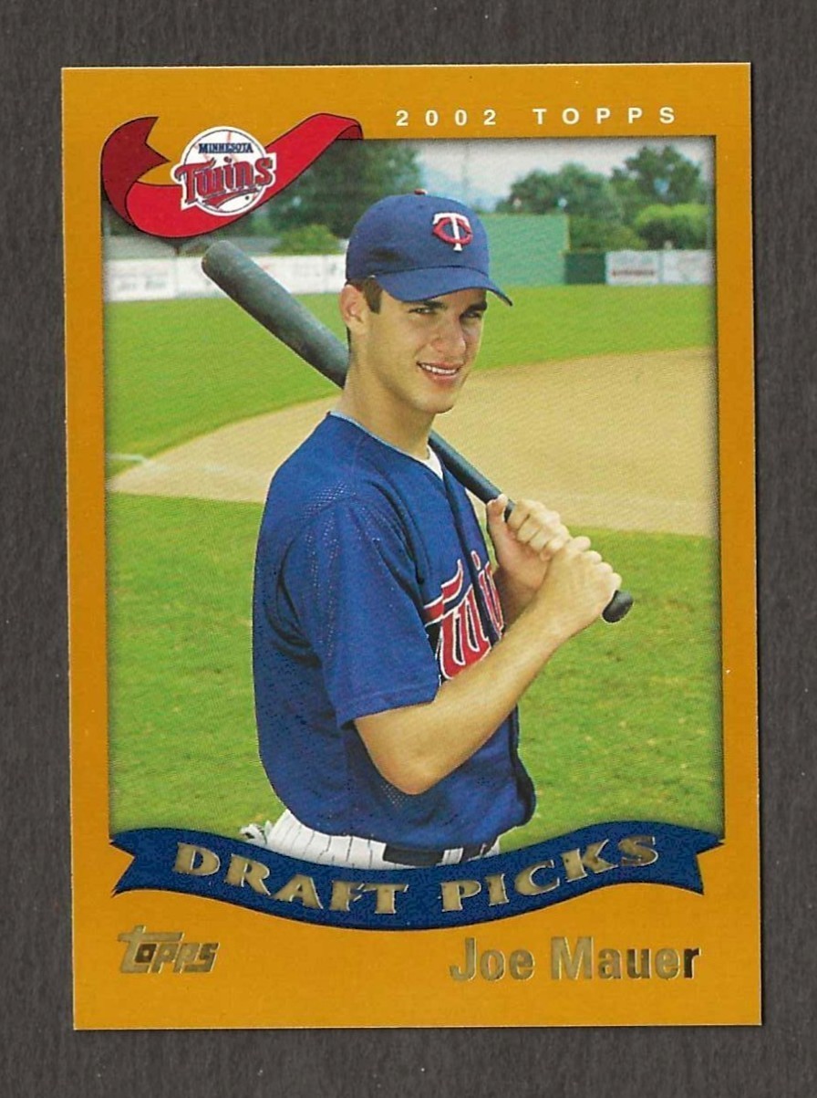 2002 TOPPS #622 DRAFT PICKS HOF JOE MAUER (RC)- NRMT