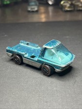 Hot Wheels Redline, The Heavyweights ,Tow Truck, Aqua ,1969, White Int. HK