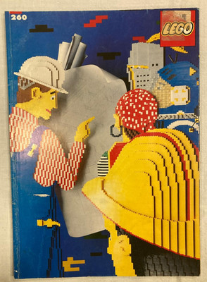LEGO  Ideenbuch 260 Bauanleitung Bauheft Baubuch von 1990 TOP MIT AUFKLEBERSATZ