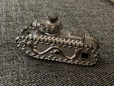 Vintage Hubley WW1 Toy Cast Iron Tank 