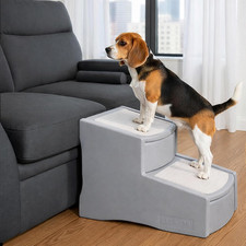 Easy Step II Pet Stairs, 2 Step for Cats/Dogs up to 150 Pounds, Portable, Remova