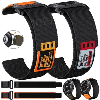 Rugged Nylon Armband Für Samsung Galaxy Watch 3 4 5 6 7 FE 40/44mm/4 6 Classic