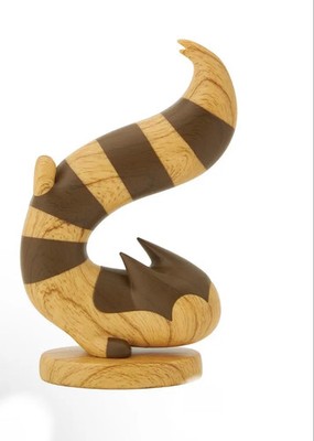  NEW Pokemon Concierge Wood Carving Style Figure Furret Japan F/S