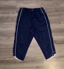 Vintage Nike Sweatpants Activewear Windbreaker Capri Pants Womens L Large 12-14