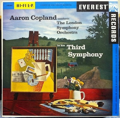 Aaron Copland Conducts London Symphony Orchestra, Third Symphony, (LP, Mono, RE)