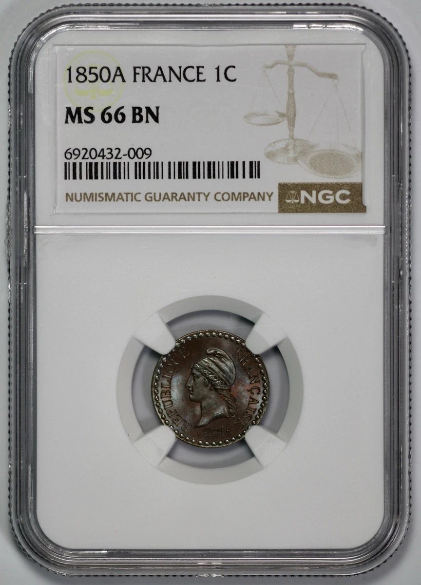 Las mejores ofertas en Monedas francesas certificado NGC Bronce | eBay
