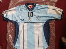 Diego Maradona Signed 2001 Argentina Farewell Testimonial Shirt with COA