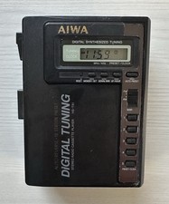 Aiwa HS-T51 AM/FM Cassette Tape Player - Needs Belt  Battery Cover - Tested 