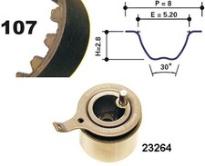 Zahnriemensatz für CHEVROLET DAEWOO MATIZ SPARK TICO