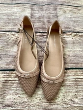 Madden Girl Ballet Flats Women’s 7.5 Nude NWT