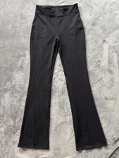 Alo Yoga Women’s High-Waist Zip It Flare Black  Legging Size Small 