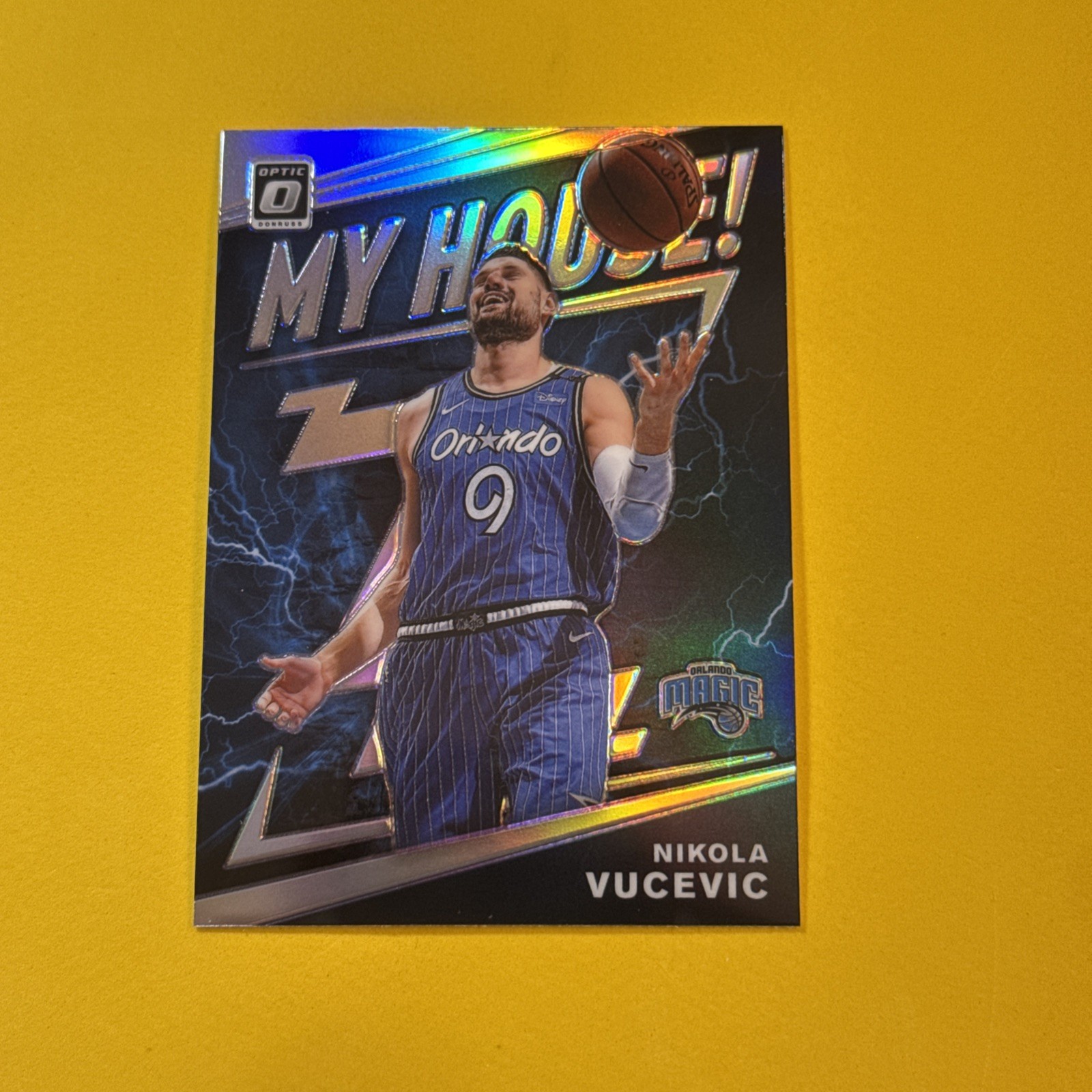 Nikola Vucevic 2019-20 Donruss Optic #8 My House! Silver Holo Prizm - Magic Bull