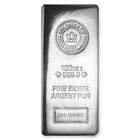 100 oz Silver Bar - Royal Canadian Mint (.9999 Fine, Pressed) --