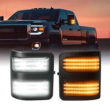 LED Switchback Side Mirror Marker Lights F250 2008-2016 3-Row LED Turn Signals