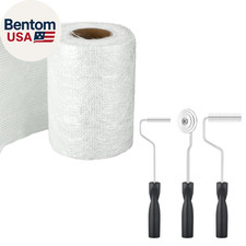 1708 Fiberglass Cloth Roll 8 Wide By 360 Mat Material Roll With 3 Roller Tools