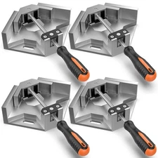 Right Angle Clamp, Housolution [4 PACK] Single Handle 90° Aluminum Alloy Co