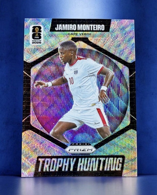 2026 Panini Prizm World Cup JAMIRO MONTEIRO Trophy Hunting Silver Wave #7