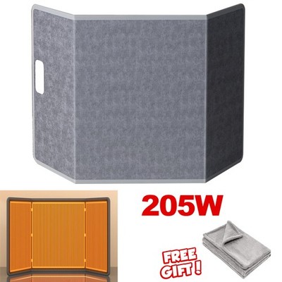 Schreibtischheizung Heizpaneel Heizung Infrarot faltbar Heizplatte 53x120cm DHL