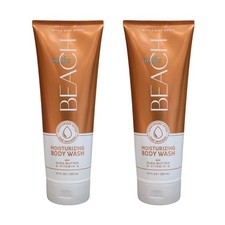 SET OF 2 NEW Bath Body Works At The Beach Moisturizing Body Wash, 10 oz