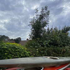 Green Kayak with Cockpit Opening - See Photos for Details